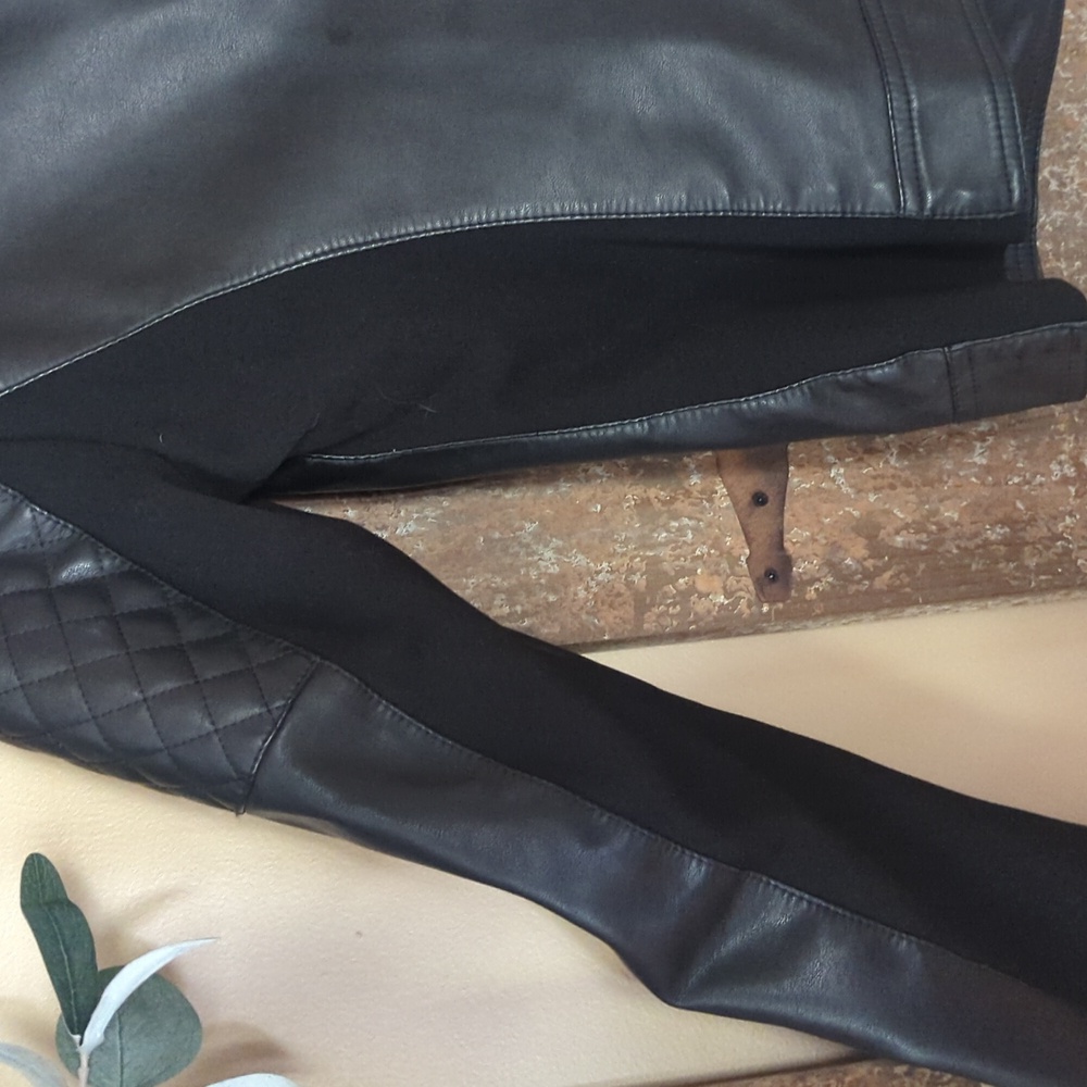 Express Faux Leather Moto Jacket - Picture 6 of 10